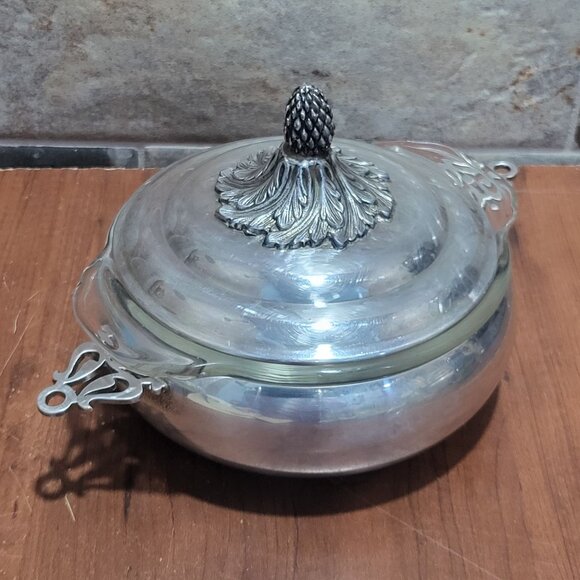 Vintage 3 Pcs Saks Fifth Avenue Anchor Hocking Fire King Covered Casserole Dish - Picture 12 of 14